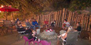 Evening Socializing at Peaks Lodge in Revelstoke, BC